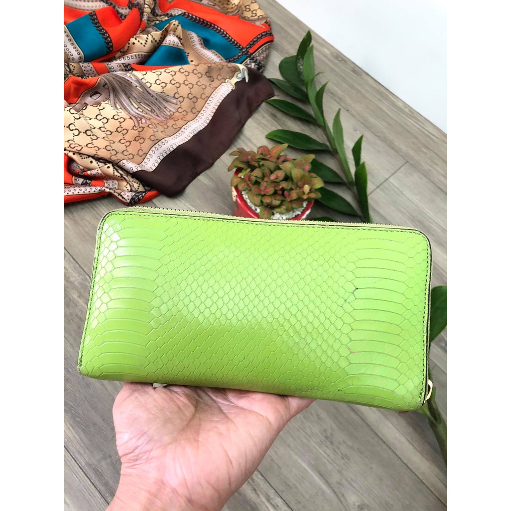 Thanh lý clutch nữ hiệu Ralph Lauren của Mỹ da thật
