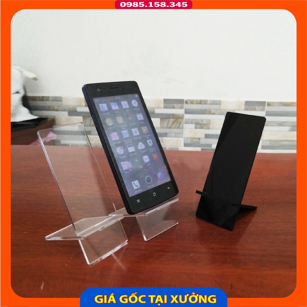 Đế mica trưng bày điện thoại/giá đỡ/kệ mica để sản phẩm ,điện thoại, máy tính bảng mẫu HK2