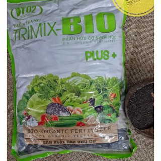 Phân hữu cơ sinh học TRIMIX-BIO 2.5KG - Phân bón gốc dùng cho Rau củ quả, Lựa chọn tốt nhất cho sản xuất Rau hữu cơ