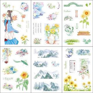 Sticker dán hoa thần, sẵn có hàng đẹp