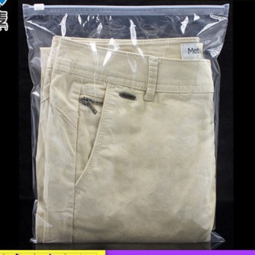 Túi ziplock có khóa kéo,Túi zip trong loại đẹp nhiều size dùng gói hàng đựng quần áo giày dép tiện lợi. Hàng loại 1 * HN