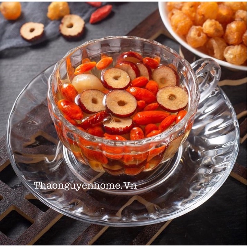 Trà táo đỏ kỷ tử long nhãn nguyên liệu tuyển chọn