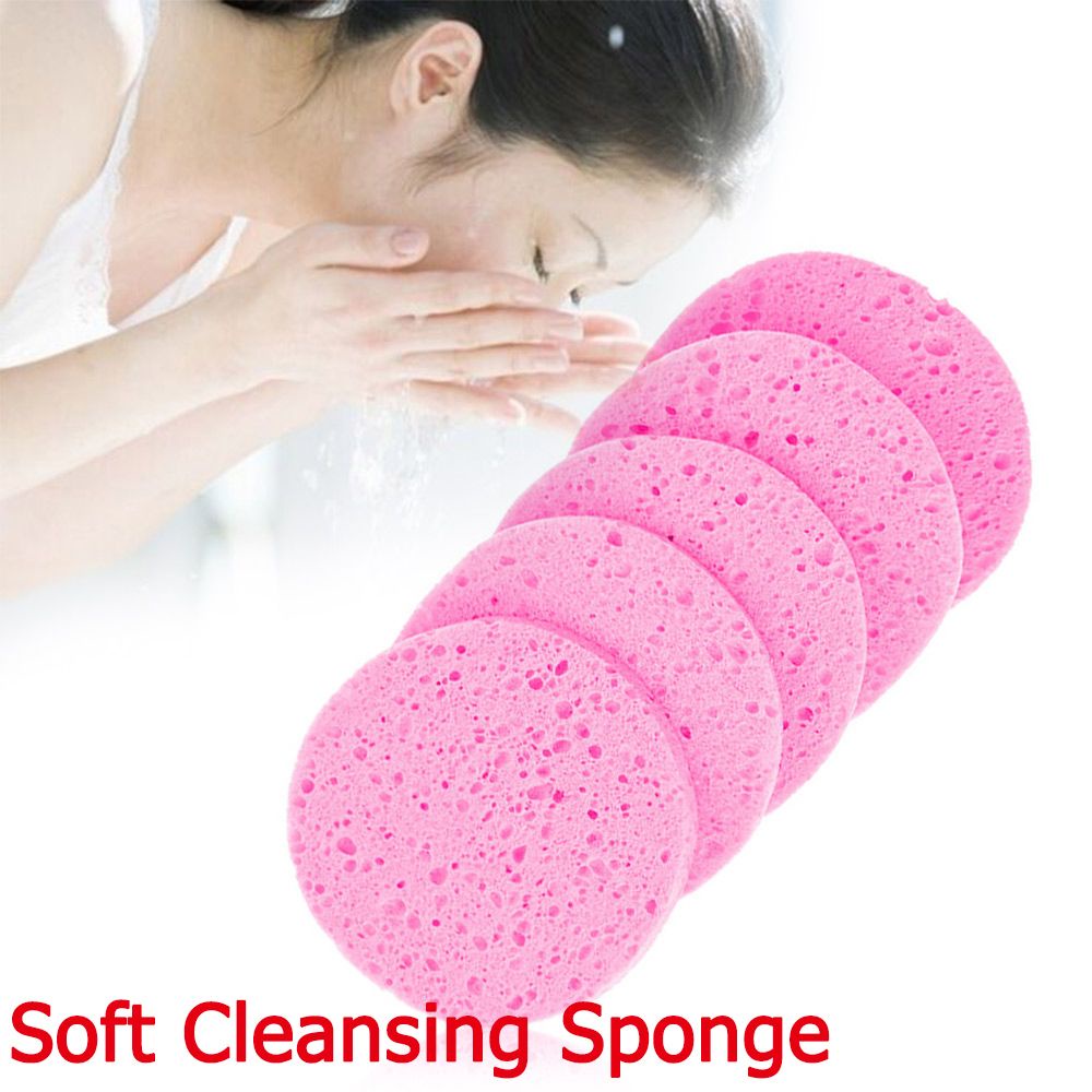 [Hàng mới về] Miếng bọt biển rửa mặt Konjac bằng cotton mềm mại tự nhiên nhiều màu lựa chọn