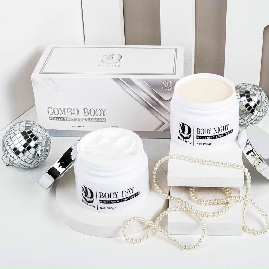 KEM DƯỠNG BODY MD BEAUTY-COMBO BODY NGÀY VÀ ĐÊM