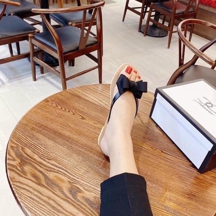 Dép kẹp xỏ ngón nữ nơ đế tẩy siêu bền - Dép kiểu nữ siêu hot hợp thời trang đi biển,dạo phố xinh hết ý