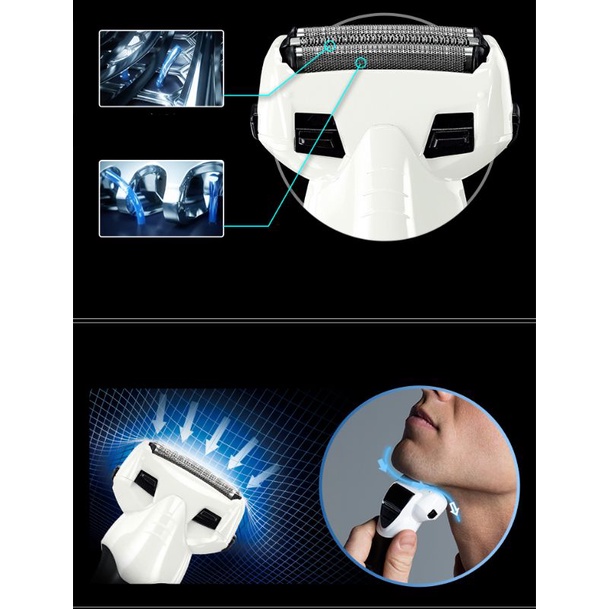 💎 Máy cạo râu panasonic ES-WSL3D với 3 lưỡi cắt thông minh tay cầm chống trơn trượt