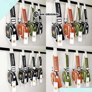 Túi Đeo Chéo Nam Nữ Mini Cao Cấp BIN ORIGINAL Chất Liệu Simili Da Cao Cấp Nhập Khẩu Bền Bỉ Chống Thấm Nước