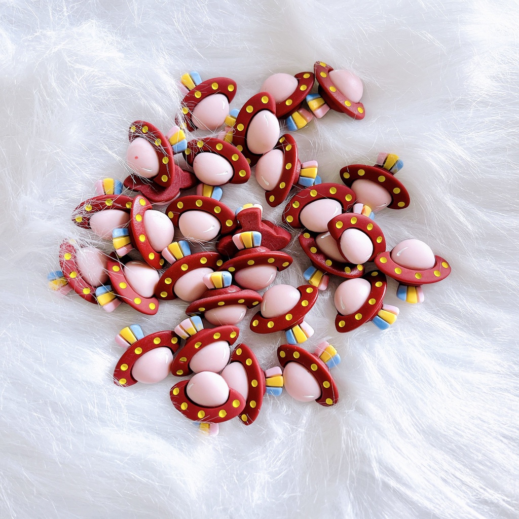 Charm vũ trụ cute Trang Trí / Ốp Điện Thoại / Mô Hình / Gắn Dép Crocs