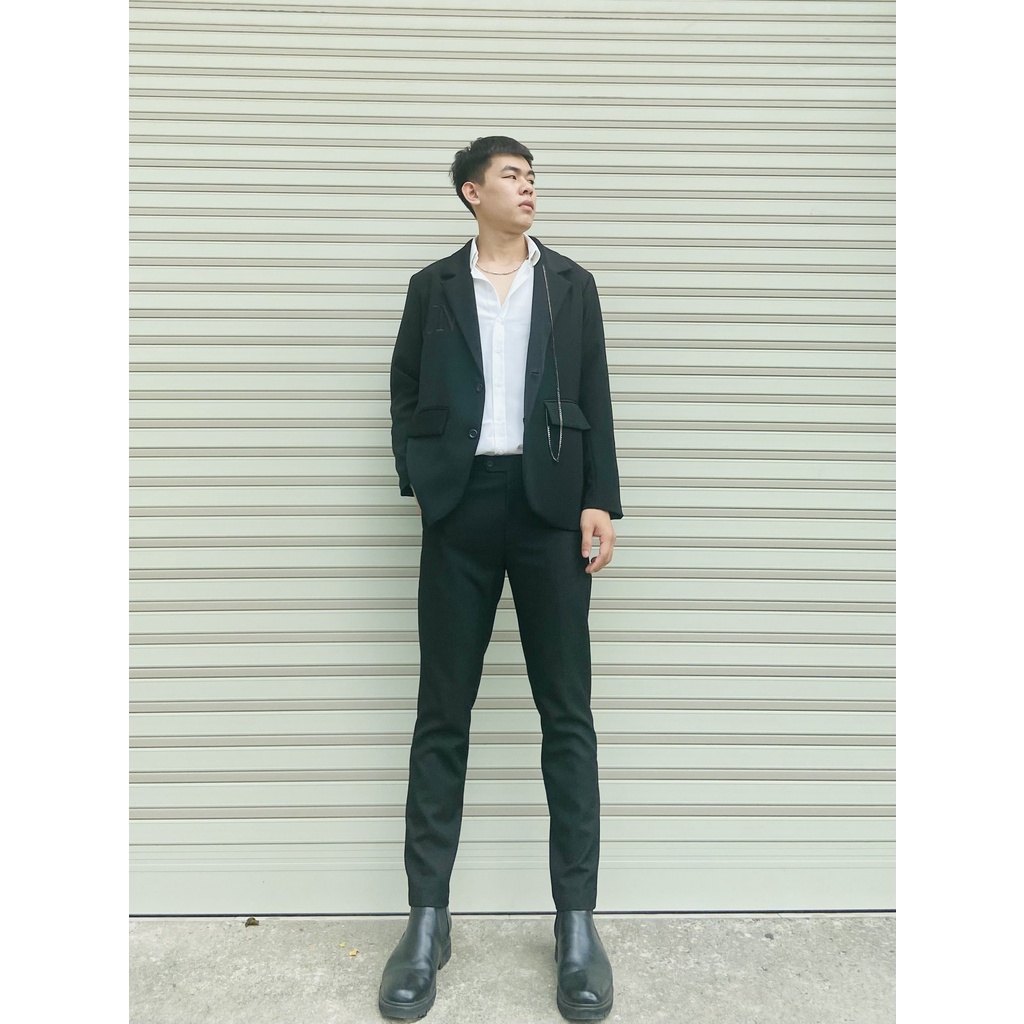 Quần Âu ống bó HM nam uniwow