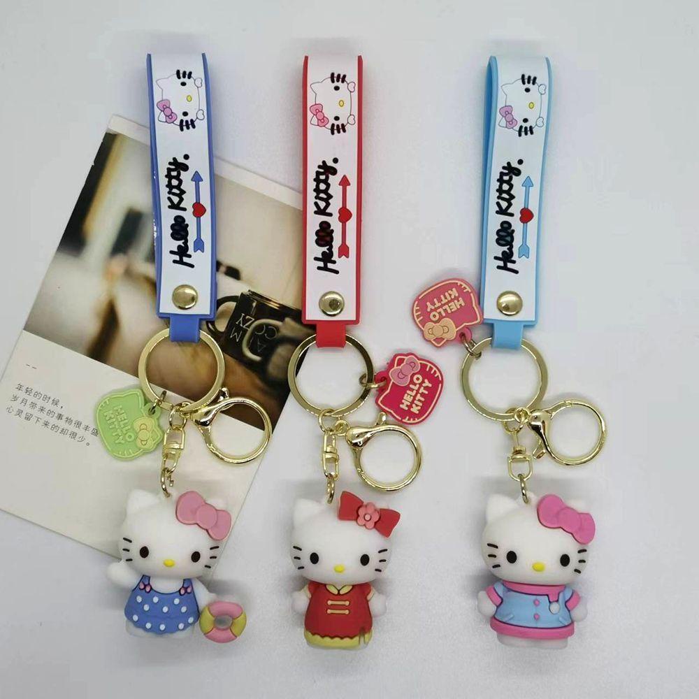 LANFY Móc Khóa Hình Mèo Hello Kitty Dễ Thương Thời Trang