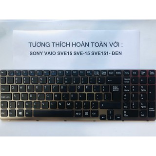 Bàn Phím Laptop Sony Vaio SVE15 SVE-15 SVE151 màu đen -Hàng mới 100%-Phụ kiện giá sỉ