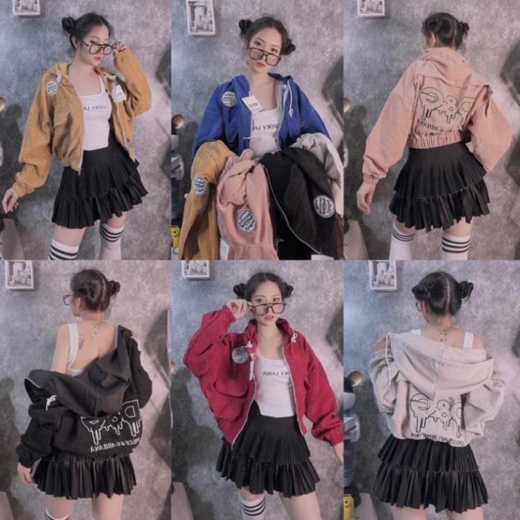 Áo khoát nữ rẻ nhung DG xitin chuẩn shop-A836