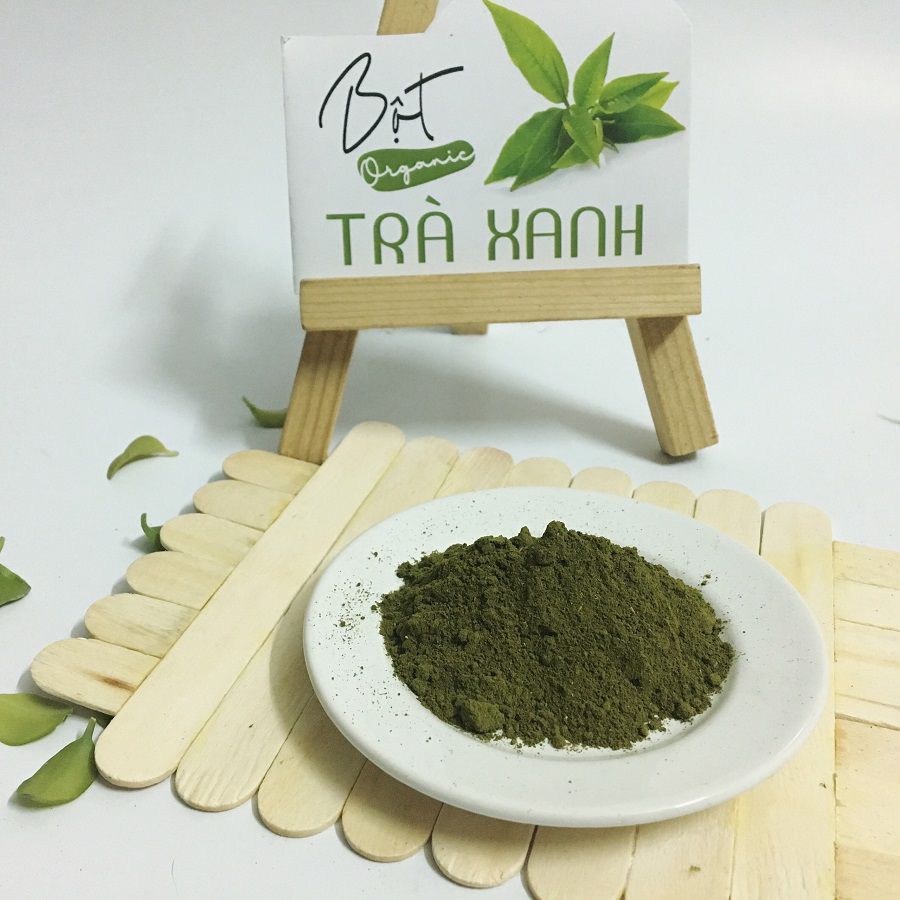 Bột trà xanh nguyên chất Handmade (100GR)