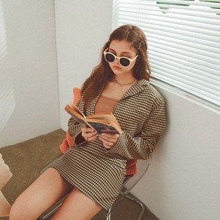 Áo khoác vest dáng lửng cài nút nữ air space 2031826001