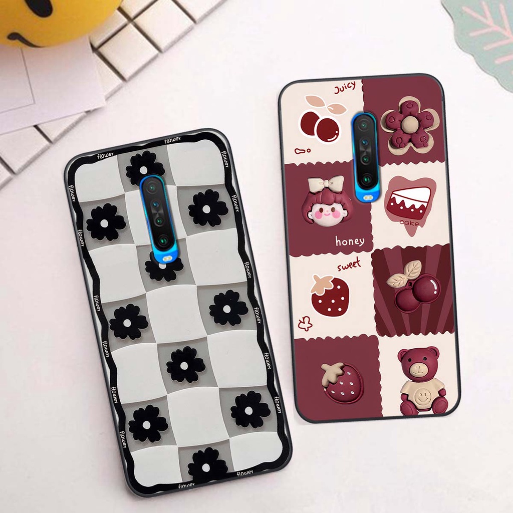 Ốp Xiaomi Redmi K30 / Redmi K30 5G in hình trái tim, caro kẹo ngọt đầy cá tính siêu đẹp siêu chất