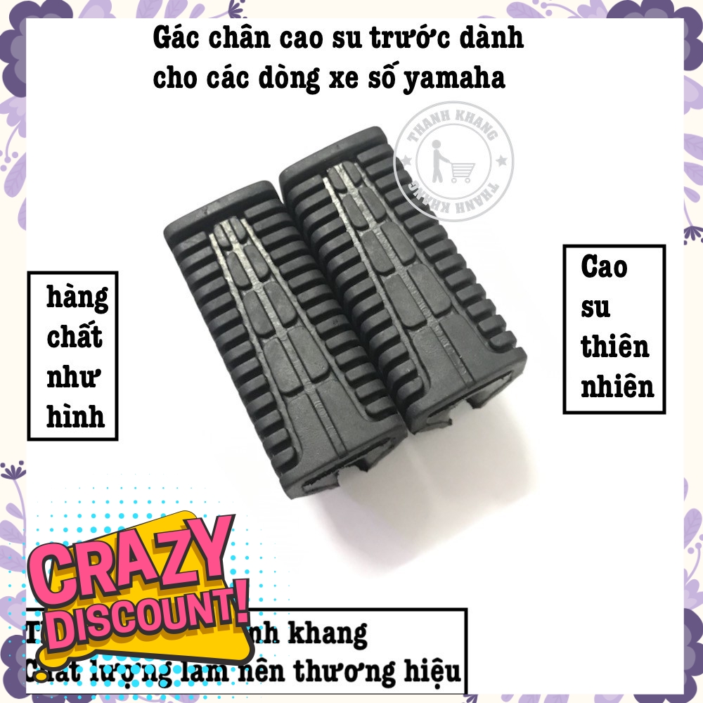 Gác chân trước xe Yamaha gắn dc Sirius,jupiter......thanh khang 006001507