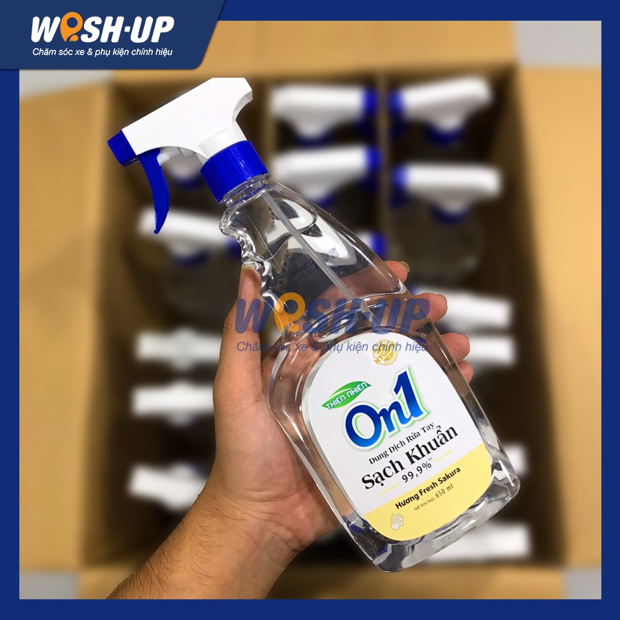 [CÓ SẴN] Chai Rửa Tay Khô Sát Khuẩn On1 650ml - Hương Fresh Sakura (Dạng xịt) | BigBuy360 - bigbuy360.vn