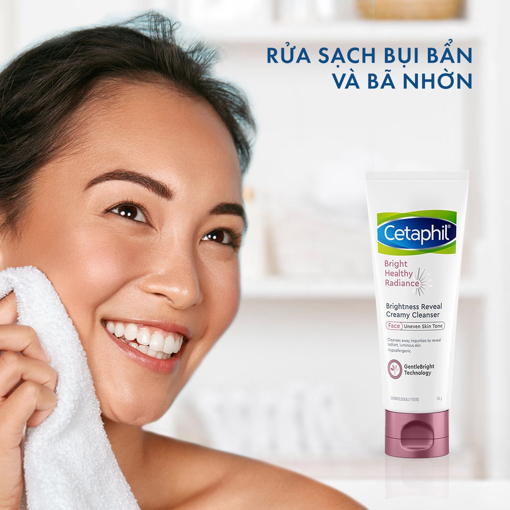 [GIFT] Sữa rửa mặt làm sáng da Cetaphil Bright Healthy Radiance Creamy Cleanser 100g