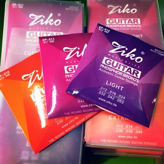 Dây đàn Guitar Acoustic Ziko Photphor Bronze DP Có Lớp Phủ Tăng Độ Bền Dây