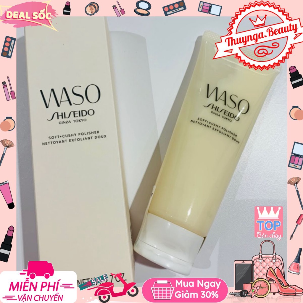 ❌ Kem tẩy tế bào chết Shiseido Waso Soft Cushy Polisher #thuynga.beautyshop#❌CHÍNH HNAGX 100%❌