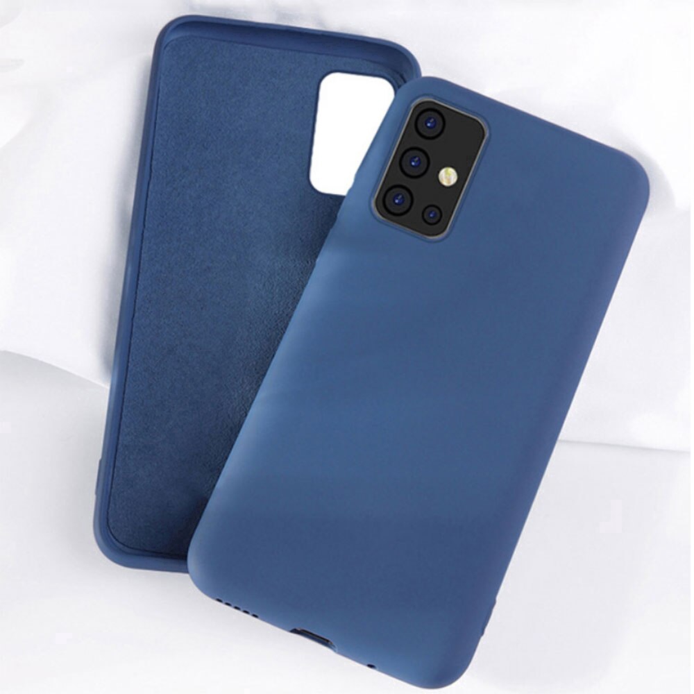 Ốp Điện Thoại Cao Su Mềm Đơn Giản Cho Samsung Galaxy A32 A52 A72 A12 A02S A02 A11 A21S M51