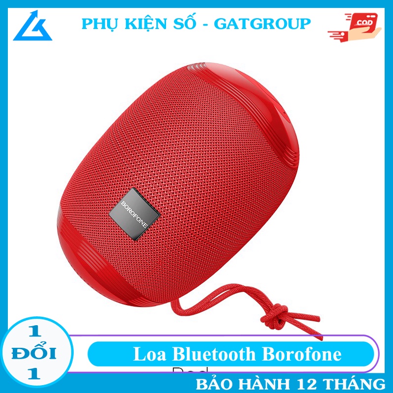 Loa Nghe Chính Hãng Bluetooth Borofone Br6 Màu Đỏ Mini Bass Mạnh Trầm Ấm Bảo hành 12 Tháng LGAT7 thumbnail