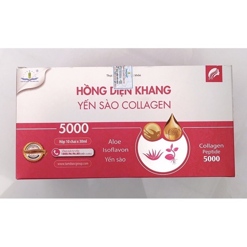 YẾN SÀO COLLAGEN HỒNG DIỆN KHANG