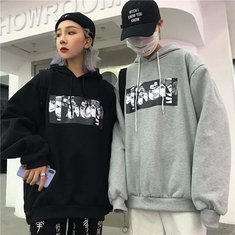 [Manman] Áo hoodie giới tính in hình naruto thời trang, chất nỉ ấm dáng đẹp trẻ trung New hàn quốc một 5