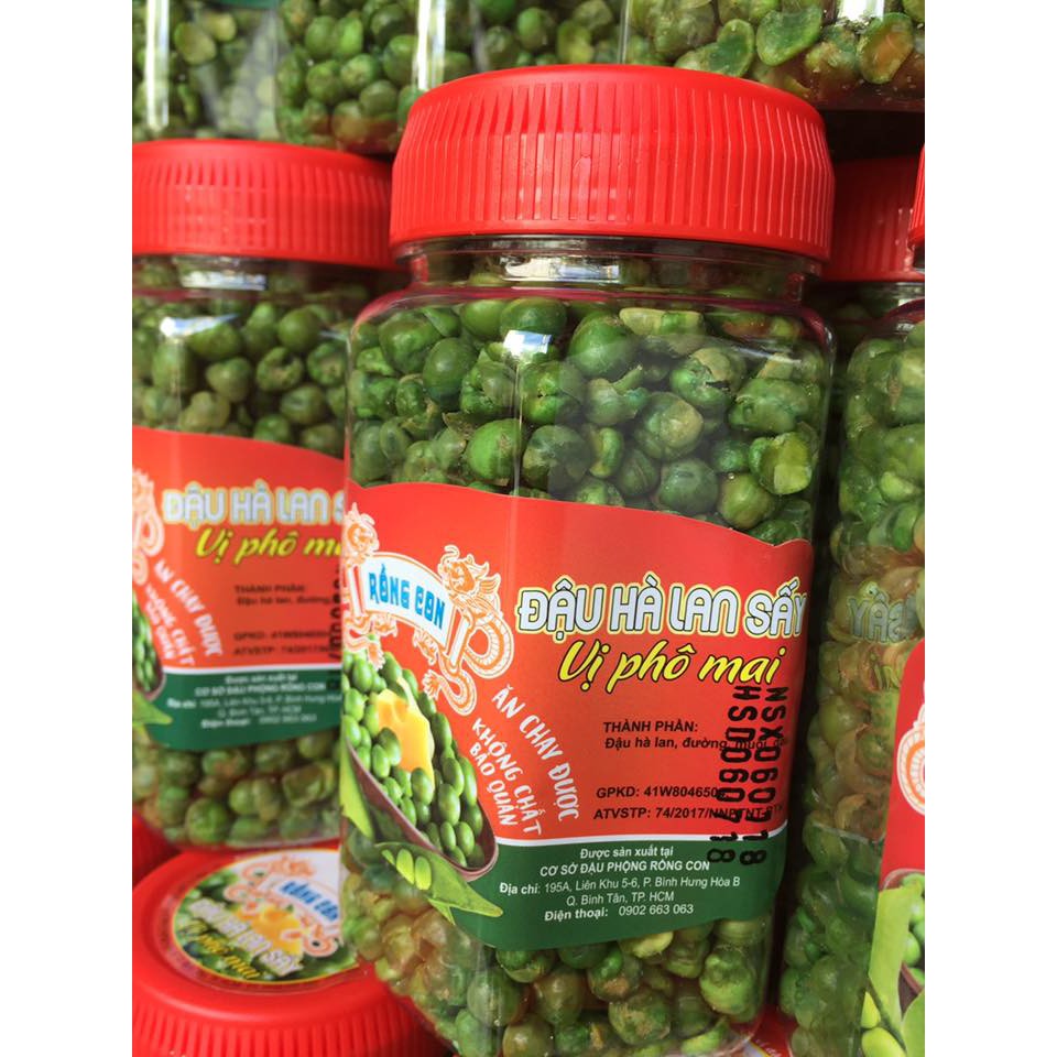 Đậu Hà Lan Sấy Vị Phô Mai Rồng Con