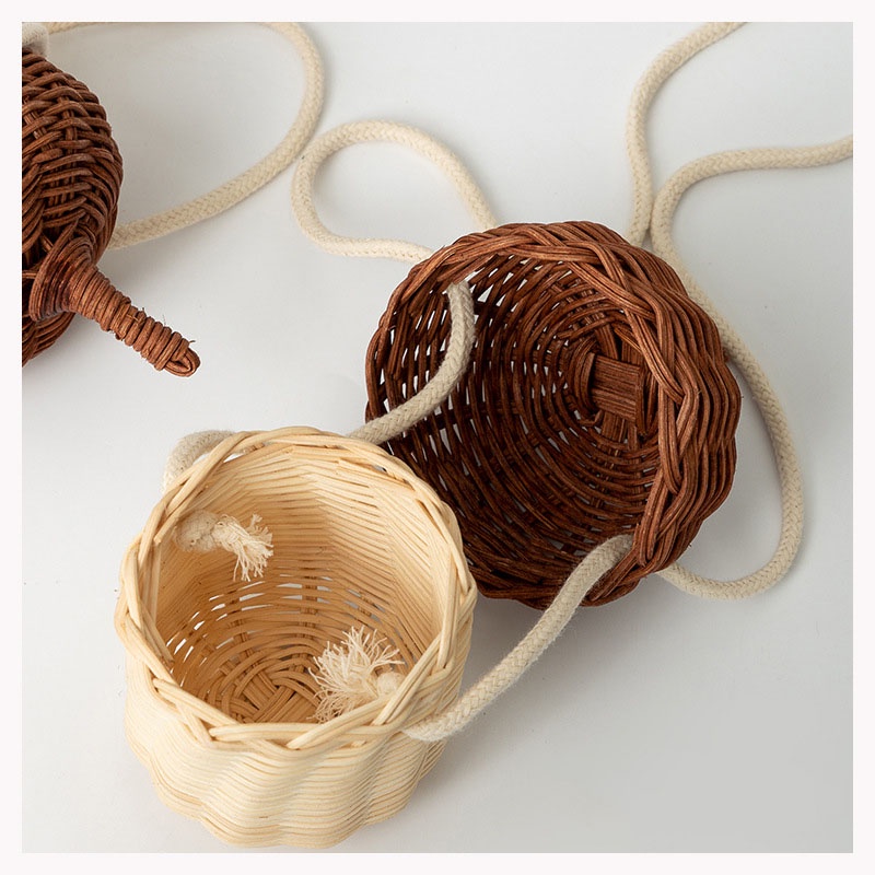 Túi Mây Quả Sồi Nắp Nâu Cho Bé Trai Bé Gái - Shop Phụ Kiện Trẻ Em Phong Cách Hàn Quốc Moy Kids