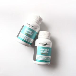 Viên uống bổ não Healthy Care Ginkgo Biloba 6000mg hộp 60 viên - Úc