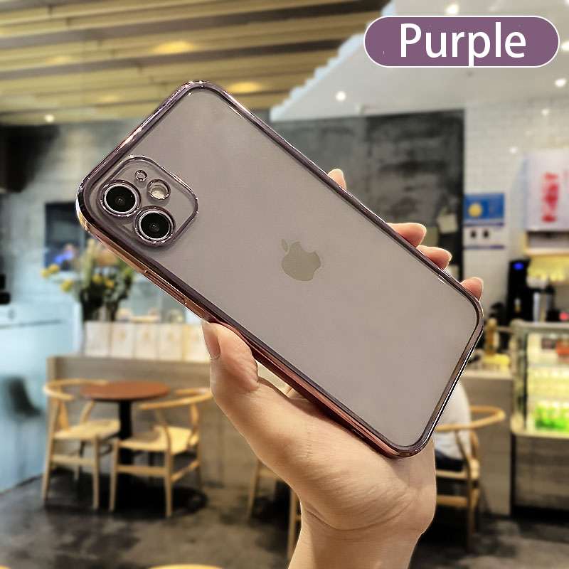 Ốp điện thoại viền bảo vệ camera cho Iphone 12 11 Pro Max Mini | BigBuy360 - bigbuy360.vn