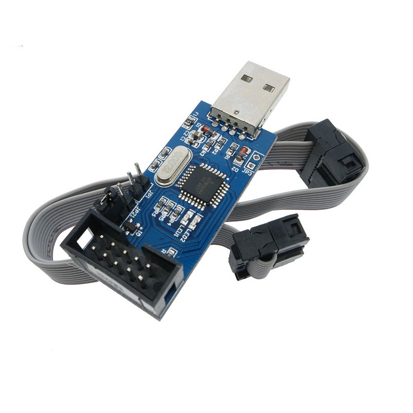 1 Bộ Bảng Mạch Chuyển Đổi 10pin Sang 6 Pin + Usbasp Usbisp Avr Programmer Usb Atmega8 Atmega128 Attiny / Can / Pwm 10pin