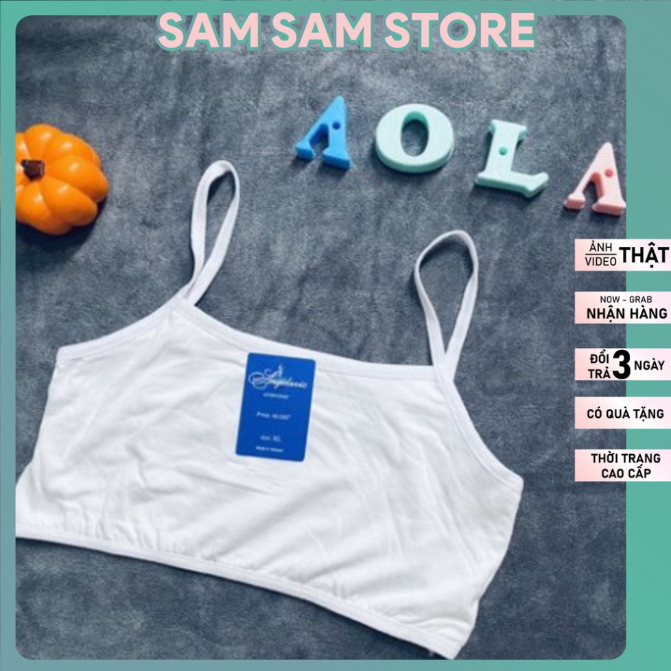 Áo Lá Học Sinh 2 Dây Mặt Trước 2 Lớp Chất Cotton Thoáng Mát Rất nhiều size L-15-25kg; xl-25-35kg;xxl-35-45kg;xxl-45-58kg