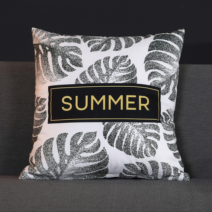 [Mã LIFEHOT55 giảm 10% đơn 99K] Gối Tựa Sofa Nhung Họa Tiết Summer PA9240