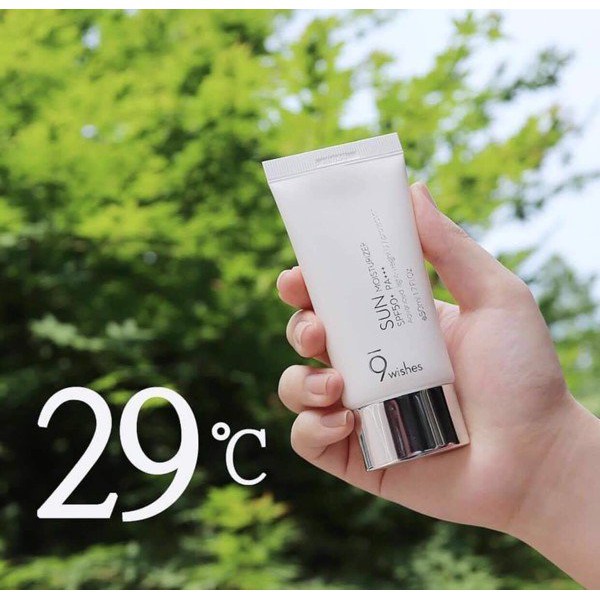 Kem Chống Nắng 9Wishes Bảo Vệ Da Và Cấp Ẩm Sun Moisturizer SPF 50+ Pa+++ 50ml - Trắng