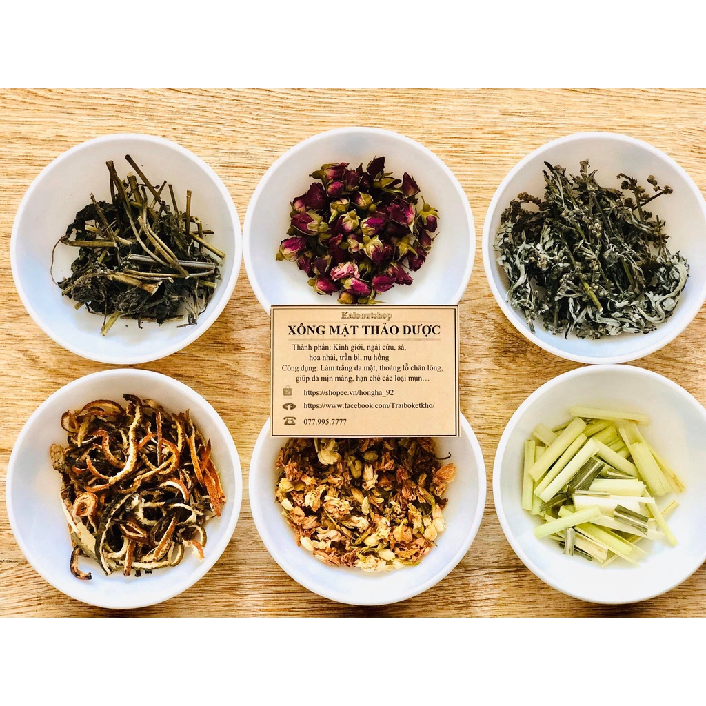 Thảo dược xông mặt