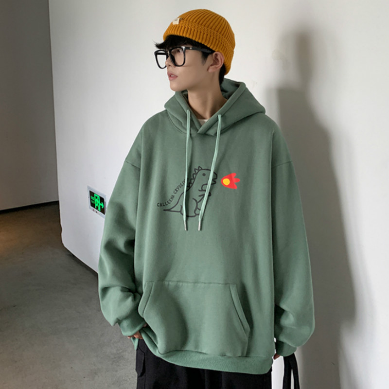 Áo hoodie dáng rộng phối túi kangaroo dành cho cặp đôi