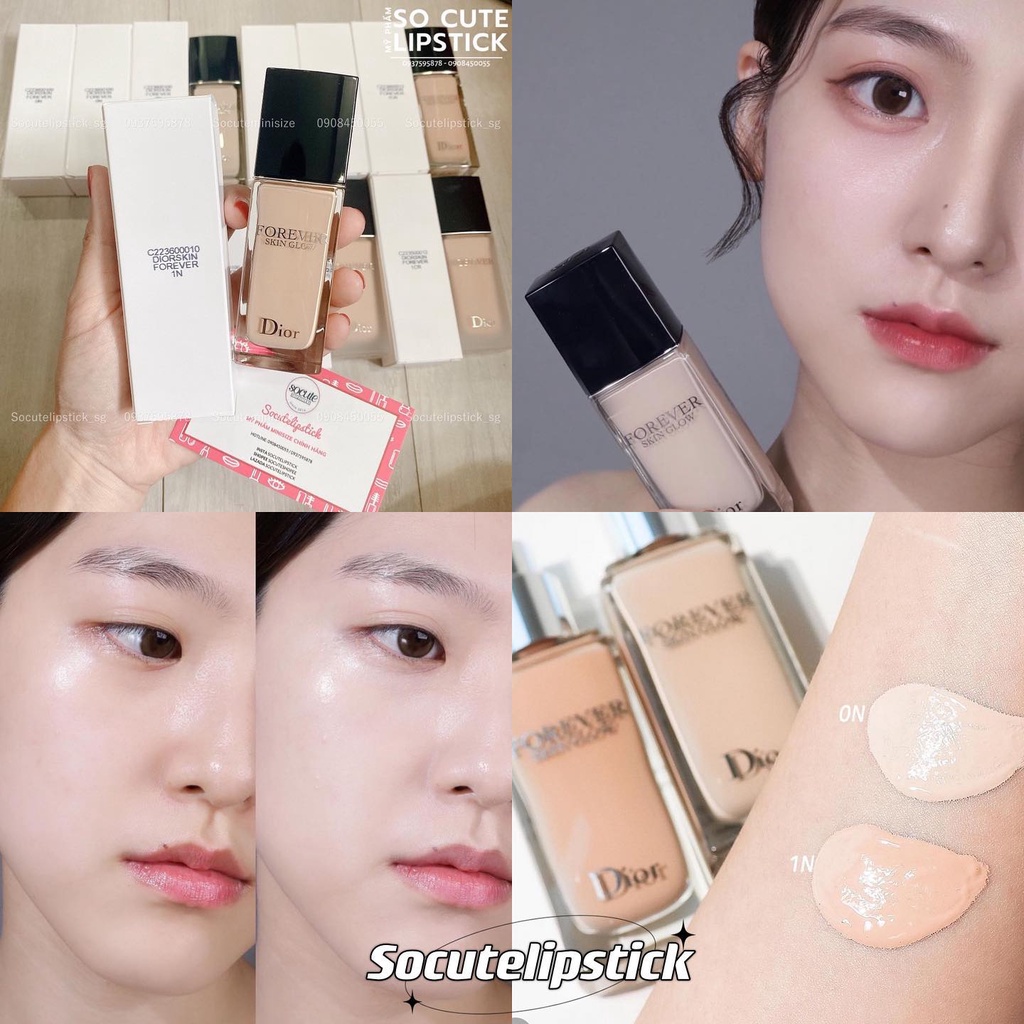 Kem Nền Diior Forever - 24h Wear - No Transfer - Concentrated Floral Skincare Bản Tester 20ml