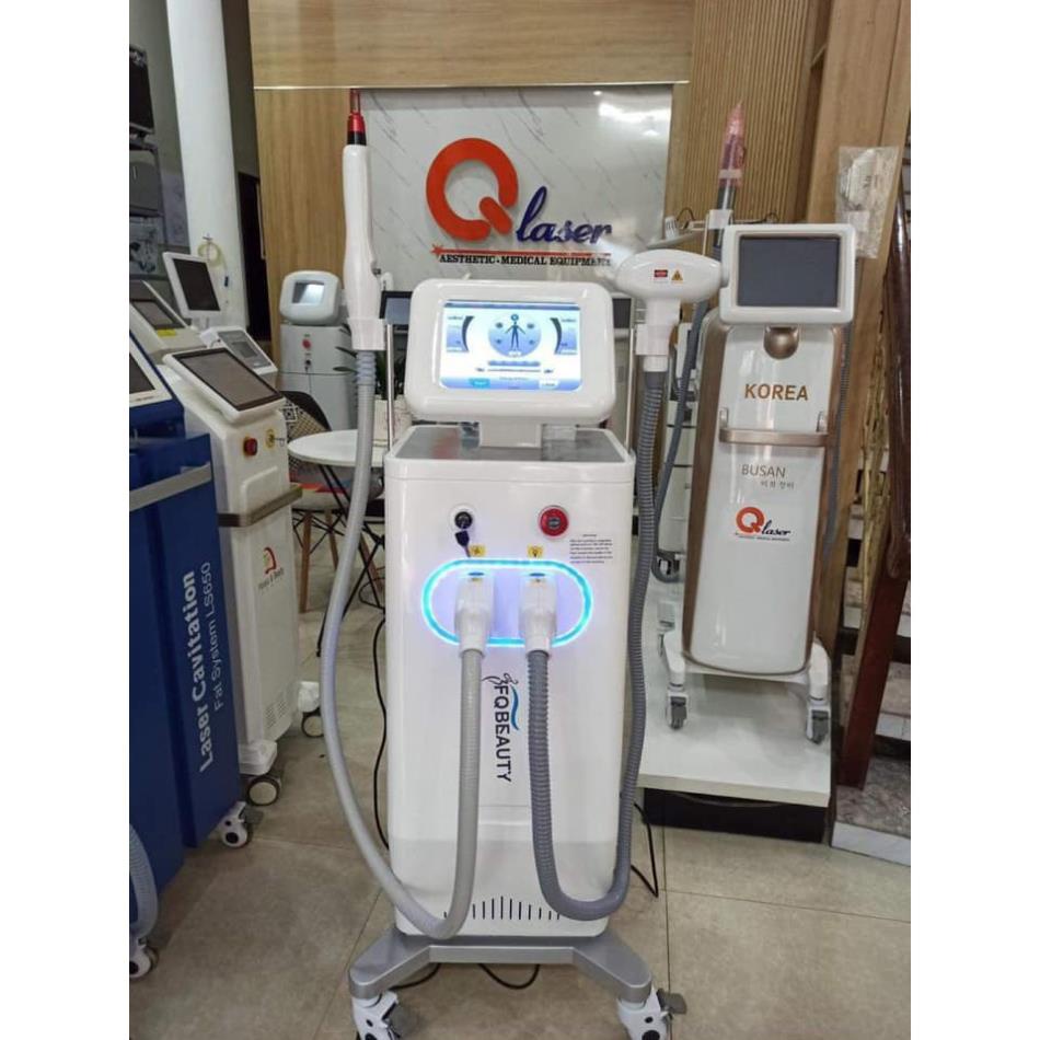 Máy Triệt Lông Diode Laser 808 2in1 Xóa Xăm 2021 Máy Bảo Hành 12 Tháng Cam Kết chính hãng