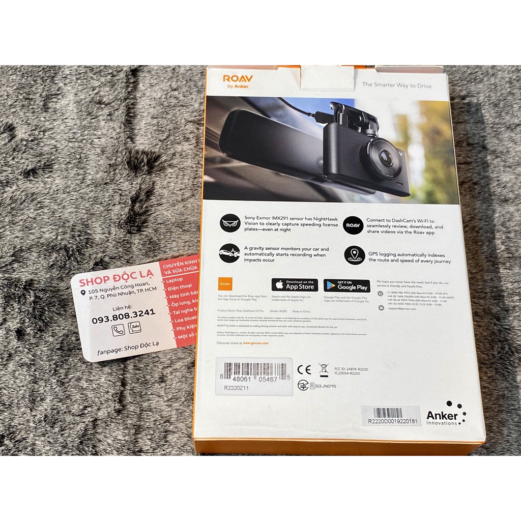 Camera hành trình Anker Roav DashCam C2 Pro fullbox