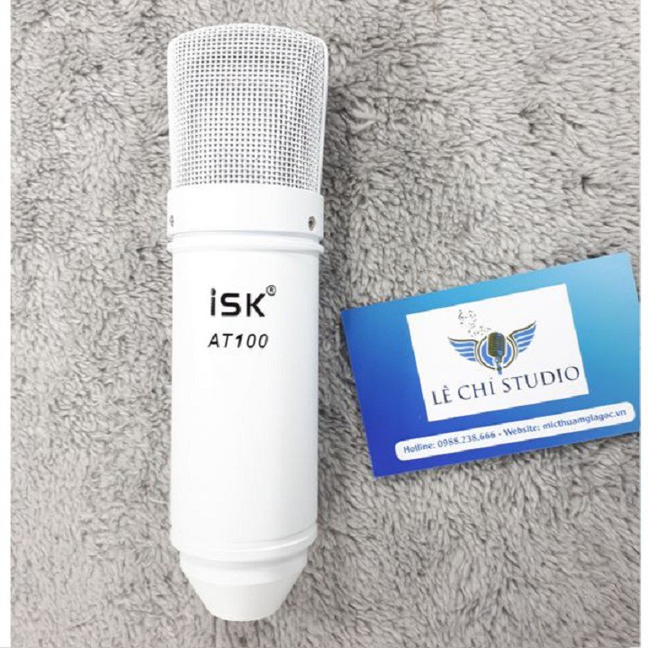 Combo mic ISK AT100 + Soundcard XOX K10 2018 Kèm Phụ Kiện
