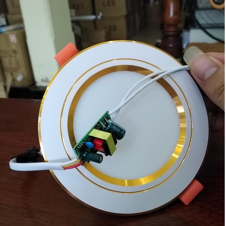Đèn Led Âm Trần 7W, Đèn Mắt Trâu 7w Trang Trí Trần Thạch Cao