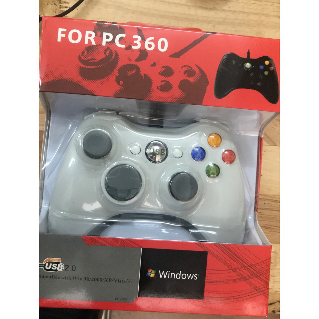 Tay cầm chơi game USB for PC 360 có dây - không rung(Retoanquoc) | BigBuy360 - bigbuy360.vn