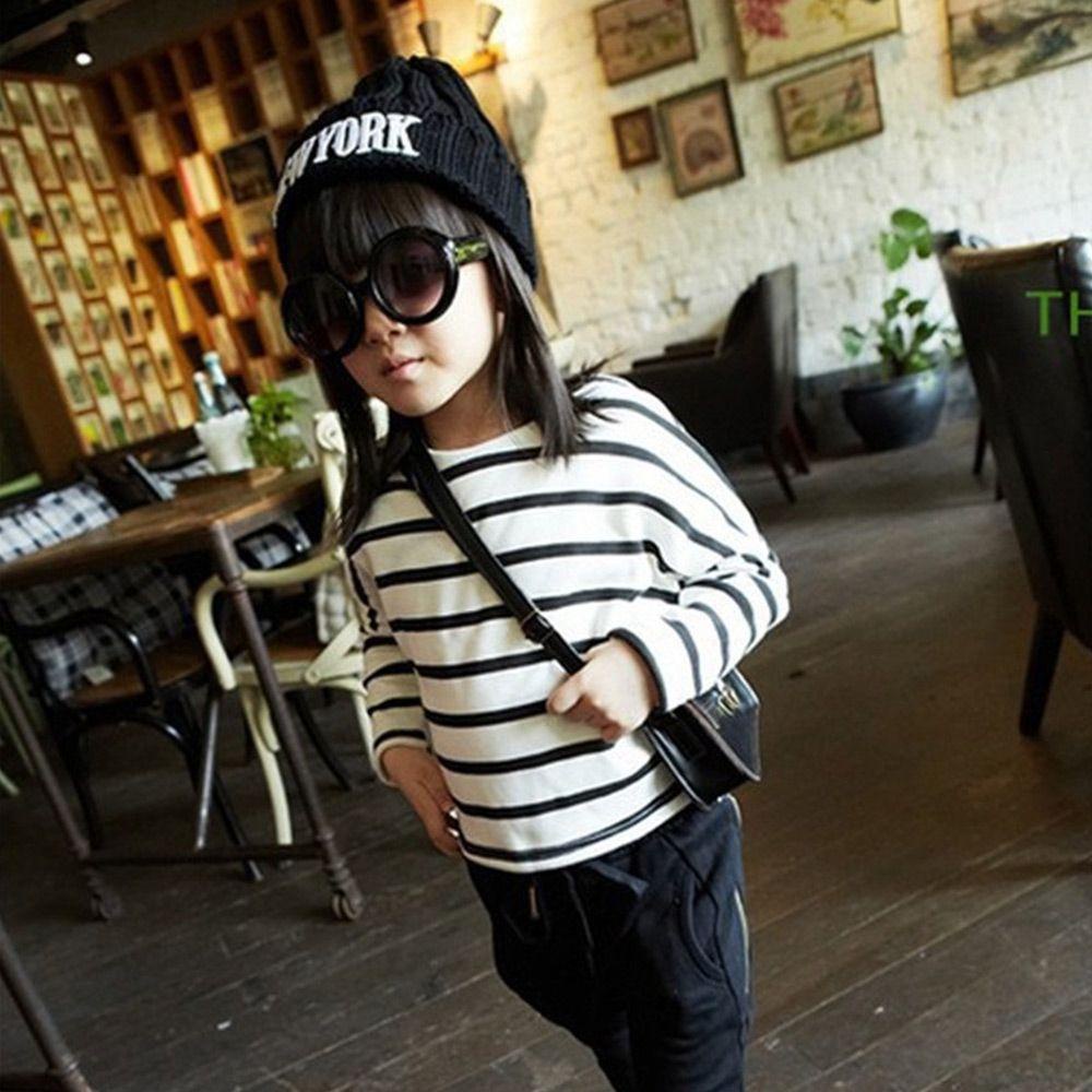 Mũ Len Beanie Màu Trơn Dễ Thương Cho Bé