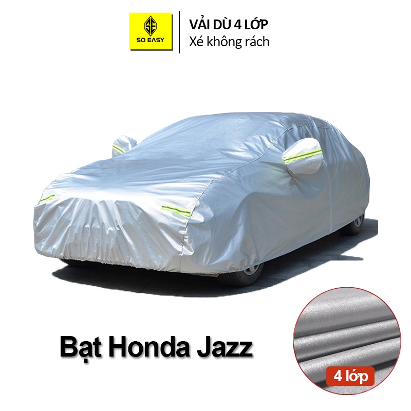 Bạt phủ xe hơi SOEASY chống nóng cho xe hơi Hyundai Kona chất liệu vải dù oxford cao cấp có nỉ chống trầy sơn xe