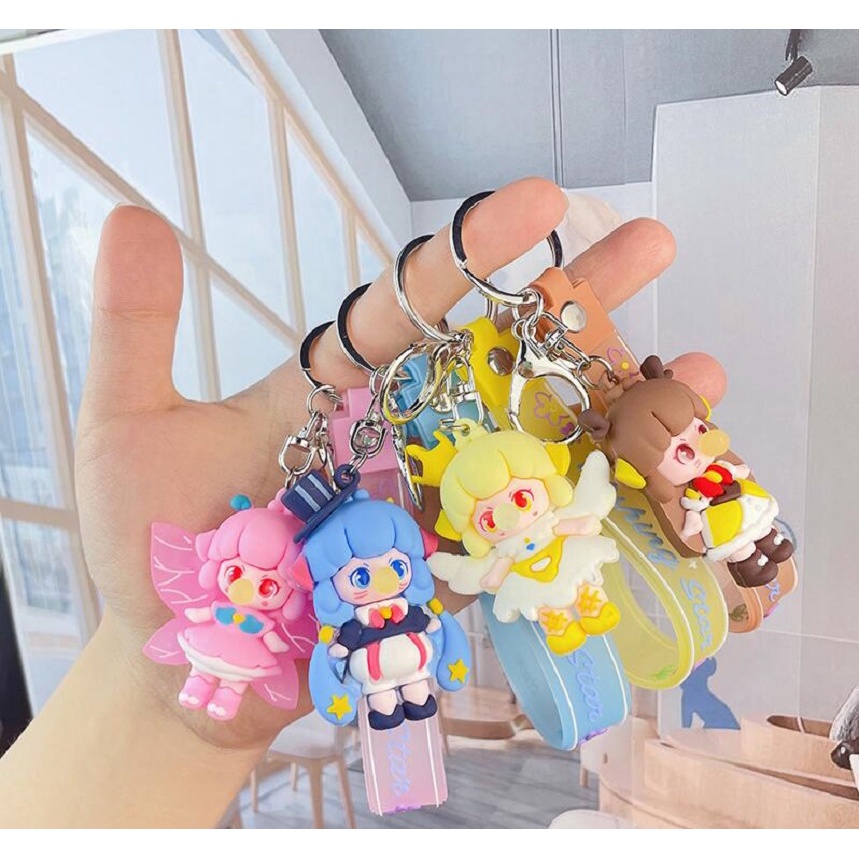 Móc Khóa Búp Bê Yêu Tinh Dễ Thương 8 Kiểu Lựa Chọn Làm Quà Tặng Cho Bạn Bè