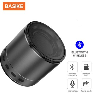 Loa Bluetooth BASIKE MW02 Không Dây Nhỏ Gọn Hỗ Trợ Thẻ Nhớ Tf