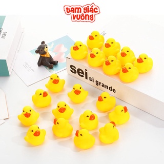 Vịt con màu vàng bóp kêu tiếng đồ chơi cho bé tắm vui vẻ