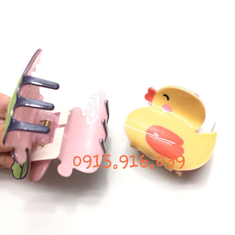 Kẹp Tóc Động Vật Cute 6 Răng, Kẹp càng cua hình thú